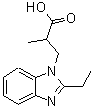 CAS#: 435342-07-7, 3-(2-Ethyl-1H-Benzimidazol-1-Yl)-2-Methylpropanoic Acid