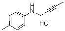 CAS#: 435345-29-2, N-2-Butyn-1-Yl-4-Methyl-Benzenamine Hydrochloride