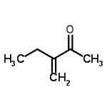 CAS#: 4359-77-7, 3-Methylene-2-Pentanone