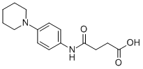 CAS 登录号：436086-97-4， N-(4-哌啶-1-基-苯基)-琥珀酰胺酸
