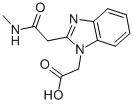 CAS#: 436087-05-7, (2-Methylcarbamoylmethyl-Benzoimidazol-1-Yl)-Acetic Acid
