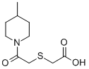 CAS 登录号：436087-11-5， [2-(4-甲基-哌啶-1-基)-2-氧代-乙基巯基]-乙酸