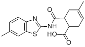 CAS#: 436088-55-0, 4-Methyl-6-(6-Methyl-Benzothiazol-2-Ylcarbamoyl)-Cyclohex-3-Enecarboxylic Acid