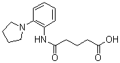 CAS 登录号：436088-74-3， 4-[(2-吡咯烷-1-基苯基)氨基甲酰]丁酸