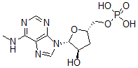 CAS#: 4362-94-1, N(6)-Methyl-3'-Deoxy-5'-Adenylic Acid