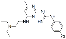 CAS#: 4364-73-2, N-(4-Chloro-phenyl)-N'-[4-(2-diethylamino-ethylamino)-6-methyl-pyrimidin-2-yl]-guanidine