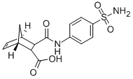 CAS 登录号：436811-24-4， 3-(4-氨基磺酰基-苯基氨基甲酰)-双环[2.2.1]庚-5-烯-2-羧酸