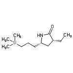 CAS#: 437755-13-0, (3R,5S)-3-Ethyl-5-[3-(Trimethylsilyl)Propyl]-2-Pyrrolidinone