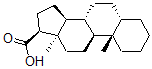 CAS 登录号：438-08-4， 5b-雄甾烷-17b-羧酸