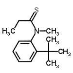 CAS 登录号：438192-72-4， N-甲基-N-[2-(2-甲基-2-丙基)苯基]硫代丙酰胺
