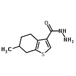 CAS#: 438211-60-0, 6-Methyl-4,5,6,7-Tetrahydro-1-Benzothiophene-3-Carbohydrazide