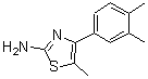 CAS 登录号：438215-91-9， 4-(3,4-二甲基苯基)-5-甲基-1,3-噻唑-2-胺