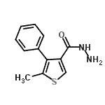 CAS#: 438216-06-9, 5-Methyl-4-Phenyl-3-Thiophenecarbohydrazide