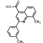CAS#: 438225-30-0, 8-Methyl-2-(3-Methylphenyl)-4-Quinolinecarboxylic Acid