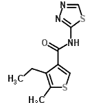 CAS#: 438227-04-4, 4-Ethyl-5-Methyl-N-(1,3,4-Thiadiazol-2-Yl)-3-Thiophenecarboxamide