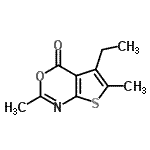 CAS#: 438227-94-2, 5-Ethyl-2,6-Dimethyl-4H-Thieno[2,3-d][1,3]Oxazin-4-One