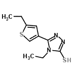 CAS#: 438230-04-7, 4-Ethyl-5-(5-Ethyl-3-Thienyl)-4H-1,2,4-Triazole-3-Thiol