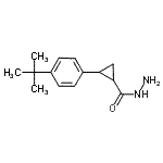 CAS#: 438616-66-1, 2-[4-(2-Methyl-2-Propanyl)Phenyl]Cyclopropanecarbohydrazide