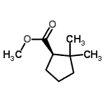 CAS 登录号：438625-99-1， 甲基(1R)-2,2-二甲基环戊烷羧酸酯