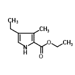 CAS 登录号：4391-98-4， 乙基4-乙基-3-甲基-1H-吡咯-2-羧酸酯