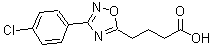 CAS 登录号：439108-15-3， 4-[3-(4-氯苯基)-1,2,4-恶二唑-5-基]丁酸