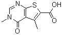 CAS#: 439138-78-0, 3,5-Dimethyl-4-Oxo-3,4-Dihydrothieno[2,3-d]Pyrimidine-6-Carboxylic Acid