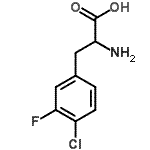 CAS 登录号：439587-16-3， 4-氯-3-氟苯丙氨酸