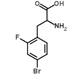 CAS 登录号：439587-17-4， 4-溴-2-氟苯丙氨酸