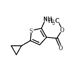 CAS#: 439692-97-4, Methyl 2-Amino-5-Cyclopropyl-3-Thiophenecarboxylate