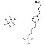 CAS#: 439937-63-0, 1-Butyl-3-(4-Sulfobutyl)-1H-Imidazol-3-Ium Trifluoromethanesulfonate