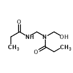 CAS 登录号：439940-80-4， N-(羟基甲基)-N-[(丙酰基氨基)甲基]丙酰胺