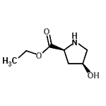 CAS 登录号：440678-43-3， 乙基(4S)-4-羟基-L-脯氨酸酯