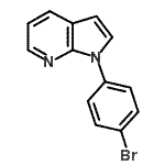 CAS#: 441012-22-2, 1-(4-Bromophenyl)-1H-Pyrrolo[2,3-b]Pyridine