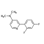 CAS#: 441072-26-0, 2-(2,4-Difluorophenyl)-N,N-Dimethyl-4-Pyridinamine