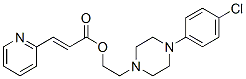 CAS 登录号：4415-51-4， 2-吡啶丙烯酸 2-[4-(4-氯苯基)-1-哌嗪基]乙酯