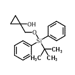 CAS#: 441784-82-3, 1-({[(2-Methyl-2-Propanyl)(Diphenyl)Silyl]Oxy}Methyl)Cyclopropanol