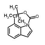CAS#: 442910-62-5, 2-Methyl-2-Propanyl 7-Methyl-1H-Indole-1-Carboxylate