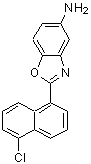 CAS 登录号：443289-56-3， 2-(5-氯-1-萘基)-1,3-苯并恶唑-5-胺