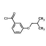 CAS 登录号：443290-10-6， 3-异丁氧基苯甲酰基氯化物