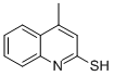 CAS 登录号：4437-65-4， 4-甲基喹啉-2-硫酮