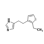 CAS#: 443923-44-2, 4-[2-(2-Ethyl-3-Thienyl)Ethyl]-1H-Imidazole