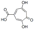 CAS 登录号:4440-39-5, 3,6-二羟基-5-氧代-1,3,6-环庚三烯-1-羧酸