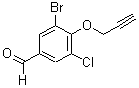 CAS 登录号：444059-52-3， 3-溴-5-氯-4-(2-丙炔-1-基氧基)苯甲醛