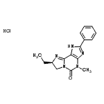 CAS#: 444717-56-0, (8R)-8-Ethyl-4-Methyl-2-Phenyl-1,4,7,8-Tetrahydro-5H-Imidazo[2,1-I]Purin-5-One Hydrochloride (1:1)