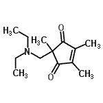 CAS#: 444816-26-6, 2-[(Diethylamino)Methyl]-2,4,5-Trimethyl-4-Cyclopentene-1,3-Dione