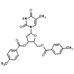 CAS#: 4449-39-2, 1-[2-Deoxy-3,5-Bis-O-(4-Methylbenzoyl)Pentofuranosyl]-5-Methyl-2,4(1H,3H)-Pyrimidinedione