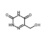 CAS#: 4449-45-0, 6-(Hydroxymethyl)-1,2,4-Triazine-3,5(2H,4H)-Dione