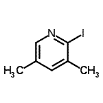 CAS#: 445373-09-1, 2-Iodo-3,5-Dimethylpyridine