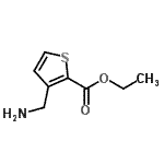 CAS 登录号：445391-62-8， 乙基3-(氨基甲基)-2-噻吩羧酸酯