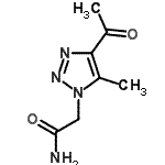 CAS#: 445471-21-6, 2-(4-Acetyl-5-Methyl-1H-1,2,3-Triazol-1-Yl)Acetamide